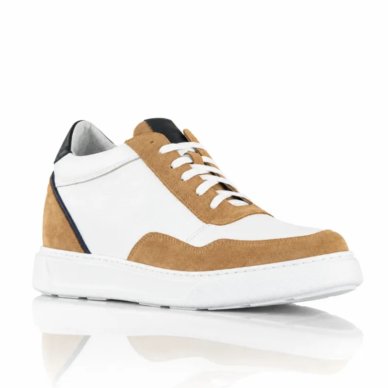 Sneaker mit Erhöhung Potenza beige +9cm