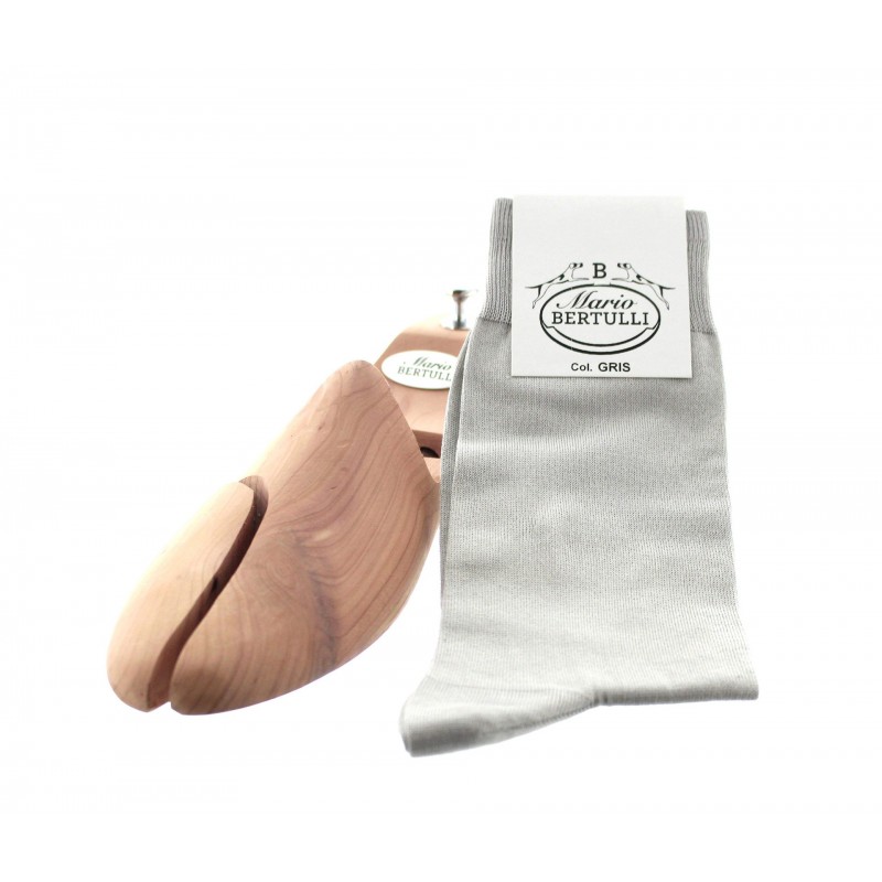Vorderansicht  Socken Grau | Herrenschuhe – Mario Bertulli