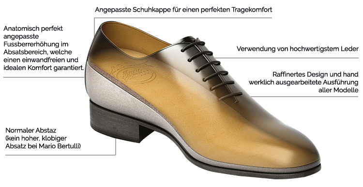 Mario Bertulli bietet Ihnen die Kollektion von hohe Männerschuhe: Luxus Schuhe, Business Schuhe, Sport Schuhe.  