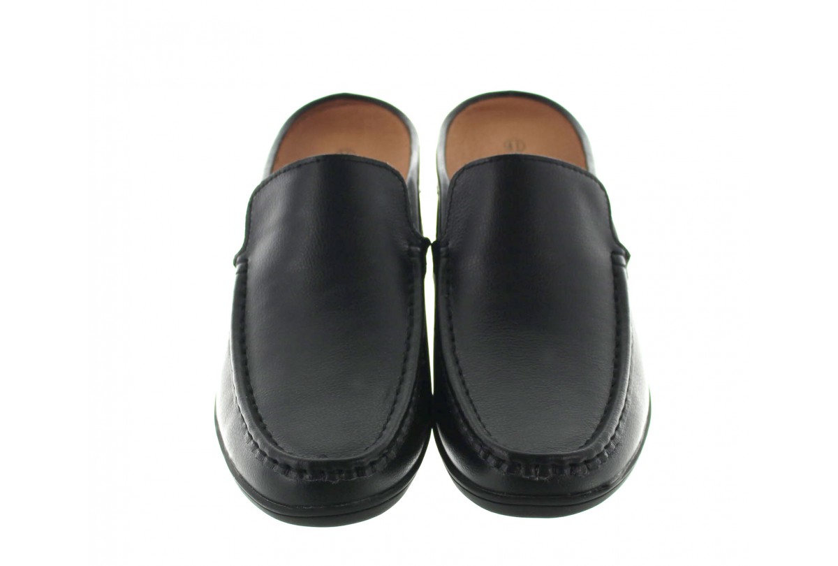mens black mules