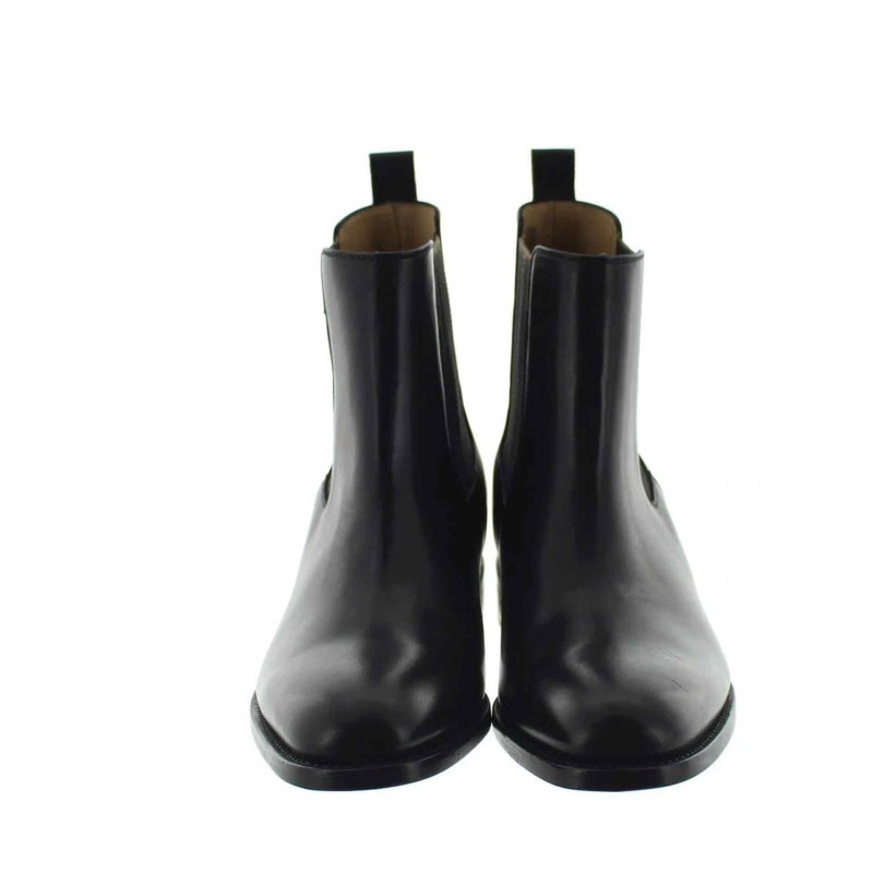 Height Increasing Boots Men - Black - Full grain calf leather - +2.4'' / +6 CM - Foggia - Mario Bertulli