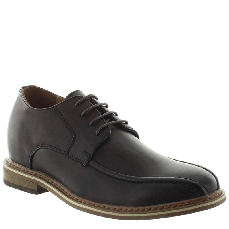 Height Increasing Derby Shoes Men - Brown - Leather - +2.8'' / +7 CM - Osento - Mario Bertulli
