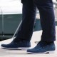 Height increasing loafers Men - Navy blue - Nubuk - +2.4'' / +6 CM - Bardolino - Mario Bertulli