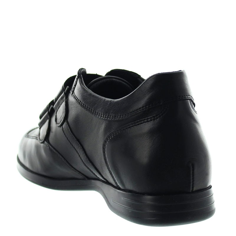 Height Increasing Sports Shoes Men - Black - Nappa lambskin - +2.4'' / +6 CM - Adro - Mario Bertulli