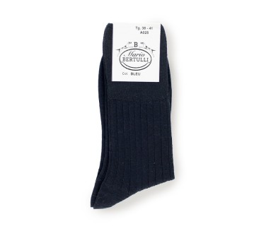 Blue wool socks - Wool Socks from Mario Bertulli - specialist in height increasing shoes