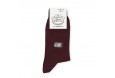 Bordeaux Scottish lisle thread socks - Scottish Lisle Cotton Socks from Mario Bertulli - specialist in height increasing shoes