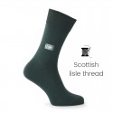 Kaki Scottish lisle thread socks - Scottish Lisle Cotton Socks from Mario Bertulli - specialist in height increasing shoes