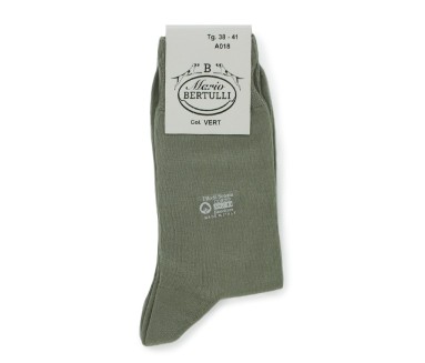 Green Scottish lisle thread socks - Scottish Lisle Cotton Socks from Mario Bertulli - specialist in height increasing shoes