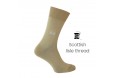 Beige/grey Scottish lisle thread socks - Scottish Lisle Cotton Socks from Mario Bertulli - specialist in height increasing shoes