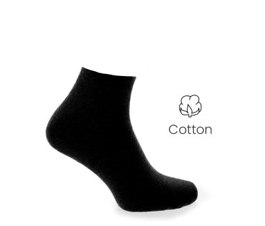 Sport socks black - Sports Socks from Mario Bertulli - specialist in height increasing shoes
