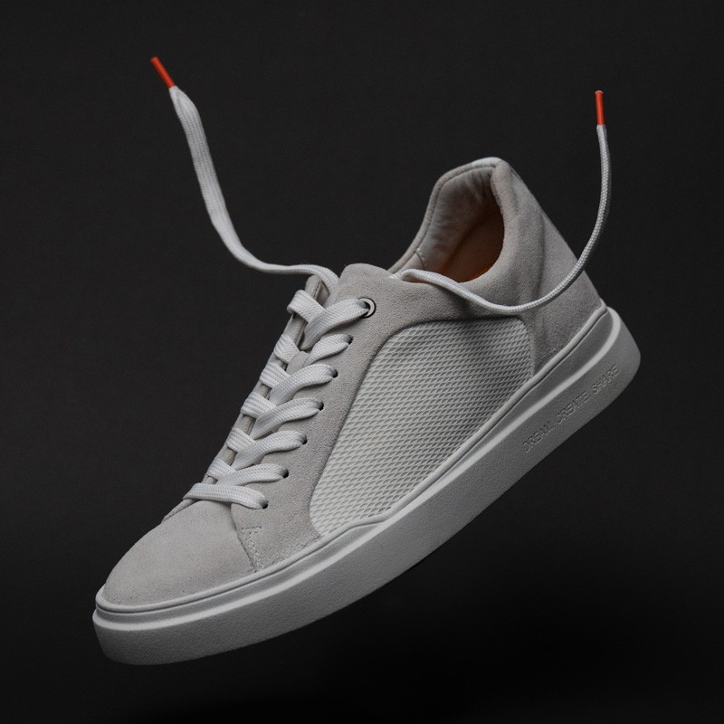 Seb Delanney DCS Height Increasing sneakers white/grey +2.4"