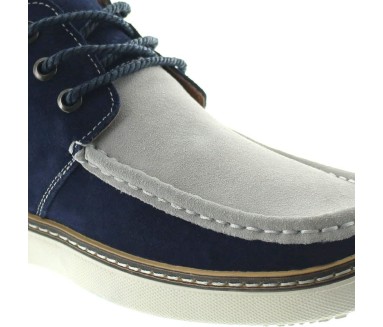 Pistoia Elevator Shoes Navy blue/grey +2.2''