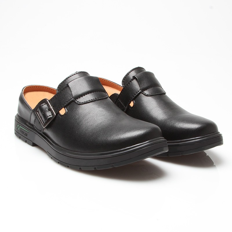 Sabot rehaussant Turi noir +6 cm