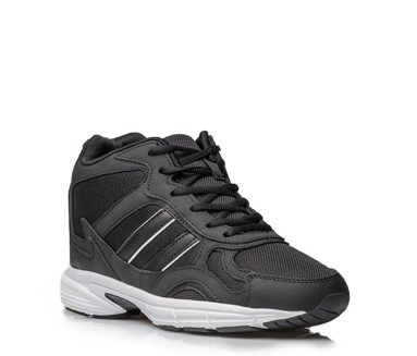 Height Increasing Sports Shoes | Black +2.8" | Mario Bertulli