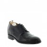 Men’s wedge Derby shoe | Black +6 CM | Mario Bertulli