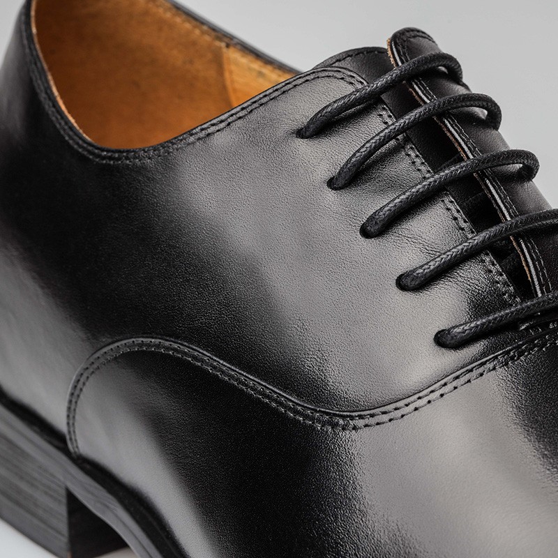 Melfi elevator shoes mens black +3''