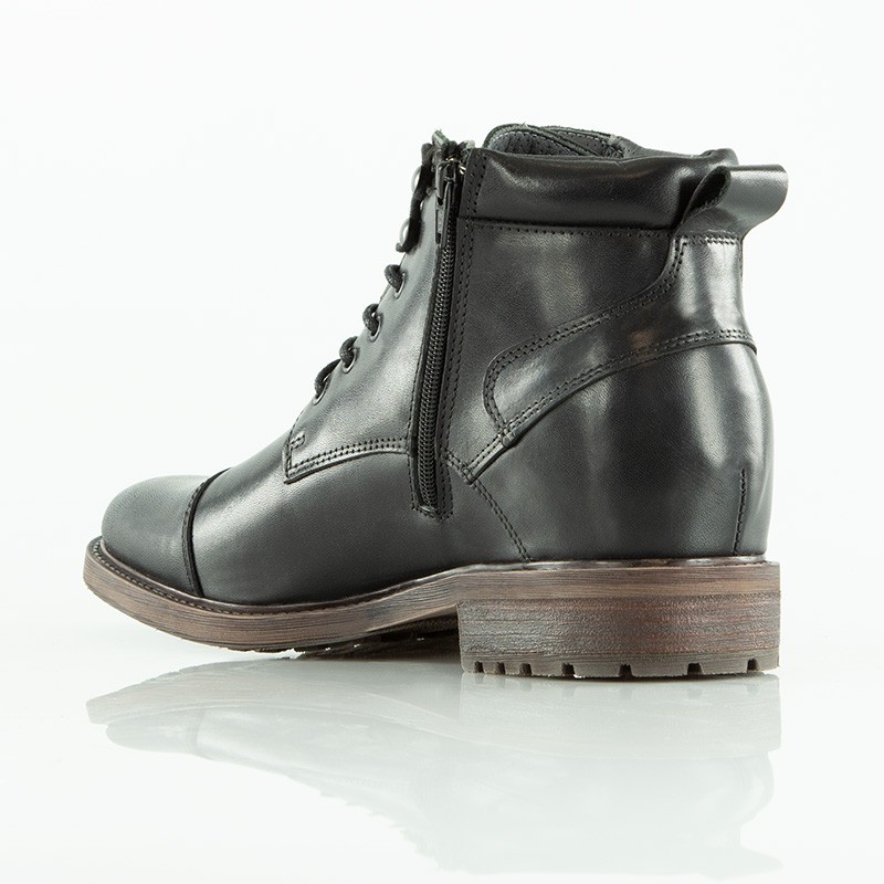 Height increasing Boots Alba |black +3.4" | Mario Bertulli