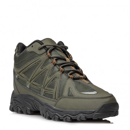 Height Increasing Sports Shoes | Kaki +2.8" | Mario Bertulli