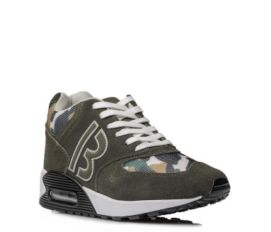 Brenta sport shoes kaki +2.8" -mario bertulli