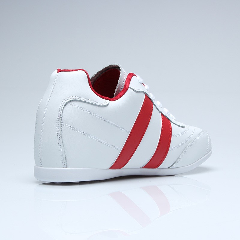 Sorrento sport shoes white/red +2''