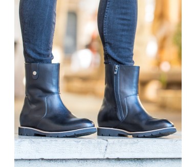 Height increasing Boots Rovereto |black +2.8" | Mario Bertulli