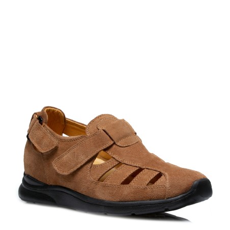 Bova sandal lightbrown +2.6" - mario bertulli