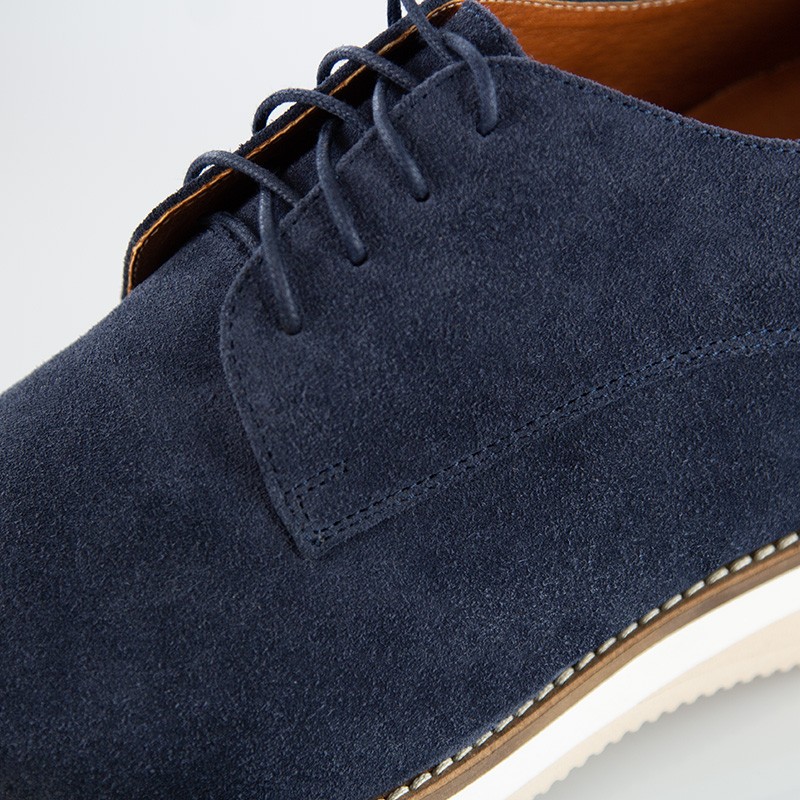 Udine Elevator Shoes Navy +3.0''