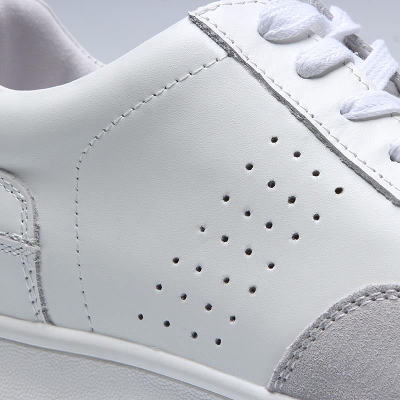 Defensola height increasing sneaker white +2.4" | Mario Bertulli