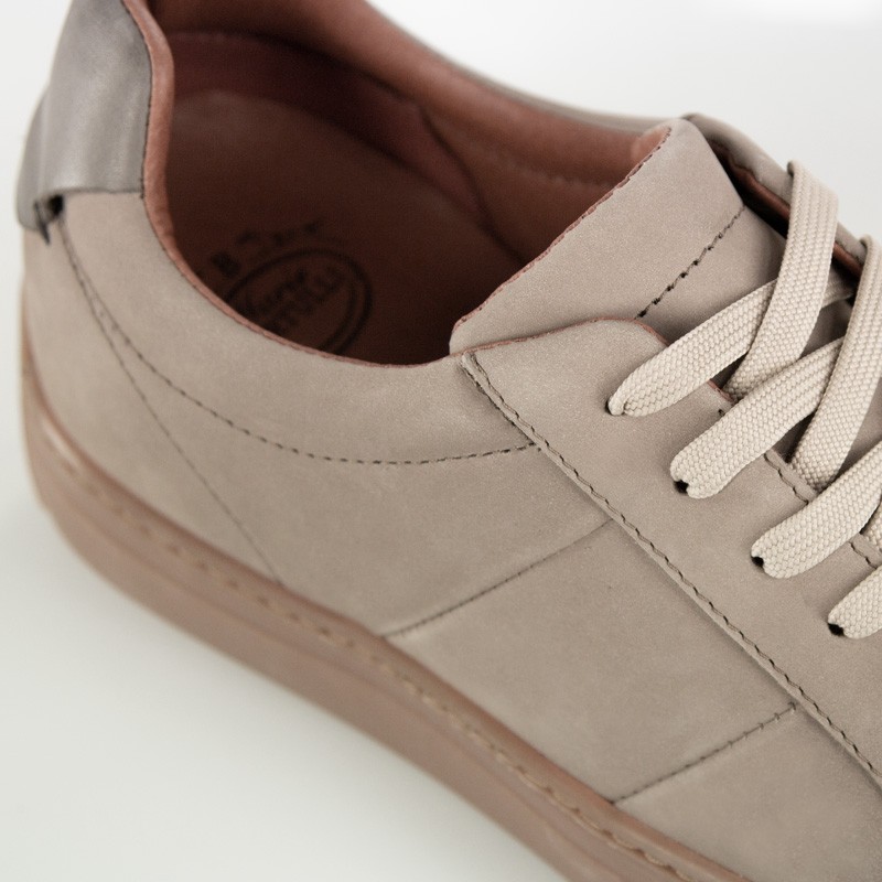 Men’s wedge heel sneaker | Black +6.5 CM | Mario Bertulli