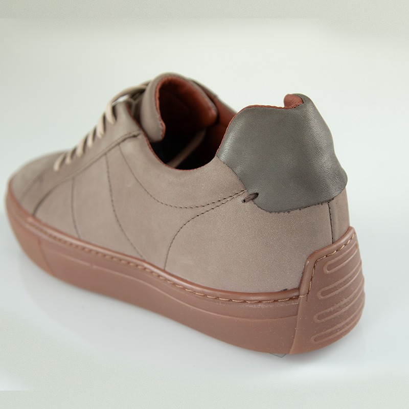 Elevator Sneakers Shoes Alessano Light grey +2.6''