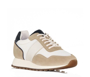 Bellagio Beige Sneakers +7.5 cm