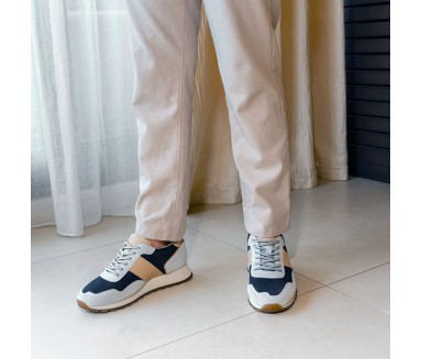 Bellagio Grey Sneakers +7.5 cm