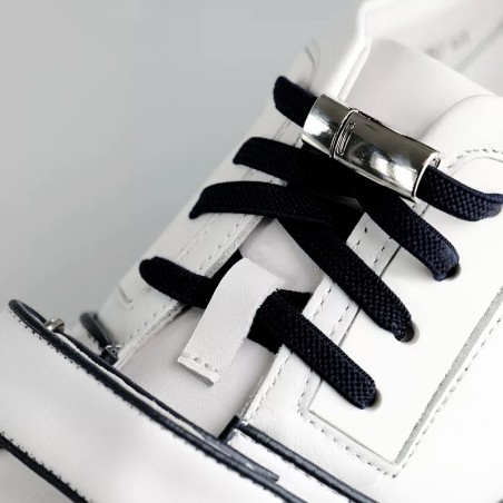 Magnetic elastic laces black