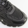 Versilia Men's Elevator Sneakers Black +7cm