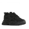 Versilia Men's Elevator Sneakers Black +7cm