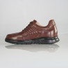 Pineto Brown Height-Increasing Shoes +7 cm