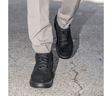 Elevator Sneakers Shoes Ravello black +3.6''
