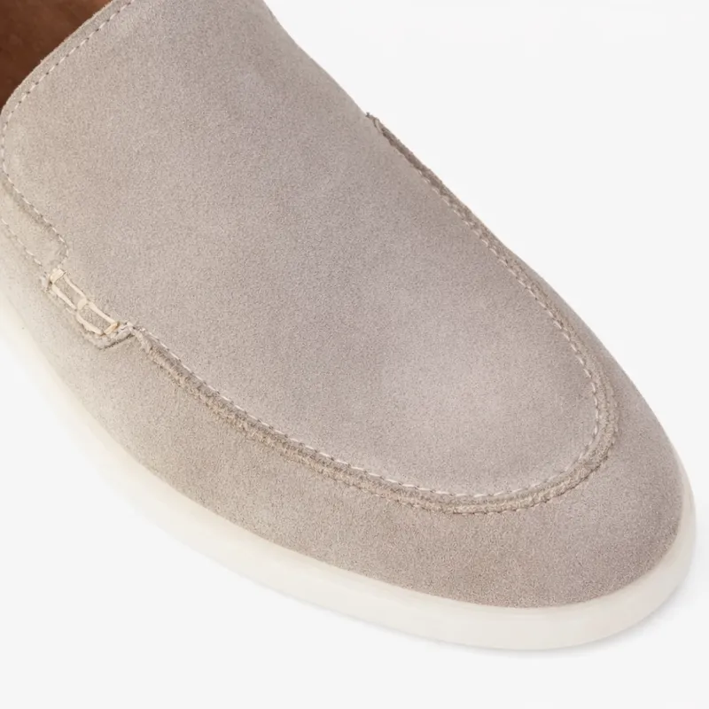 Positano Sand Height-Increasing Loafers +5cm