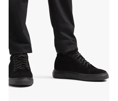 Elevator Sneakers | black +3.0" | Mario Bertulli