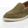 Men’s elevator loafers Positano khaki +2 inches