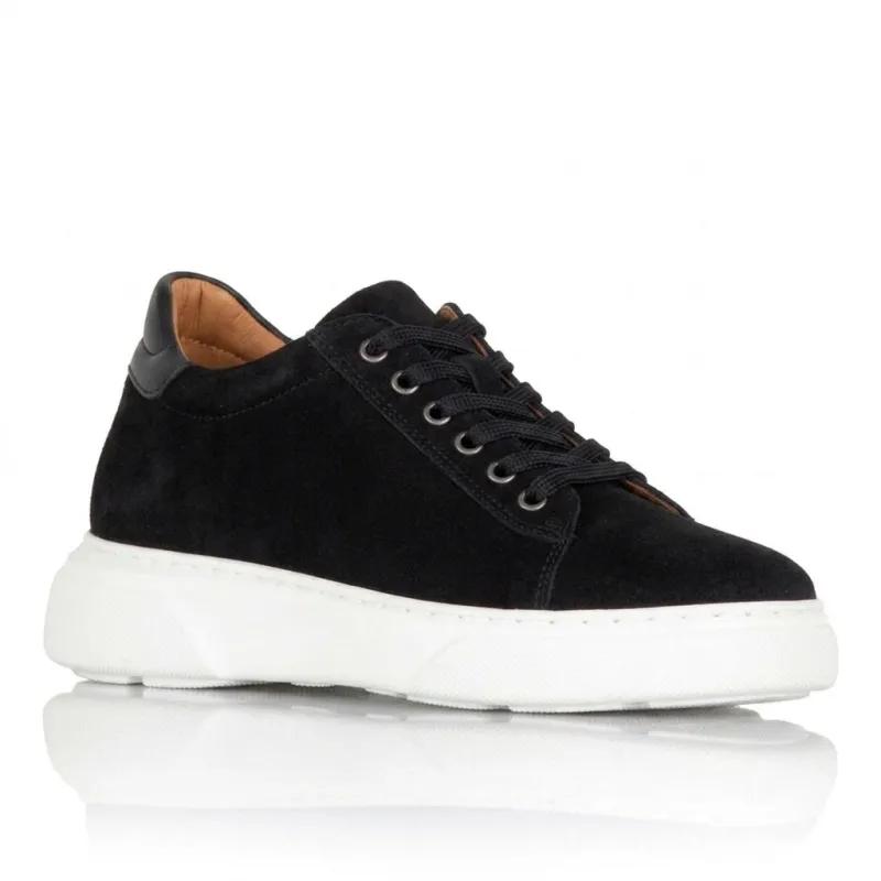 Sova Black Women's height-increasing Shoes +7.5 cm