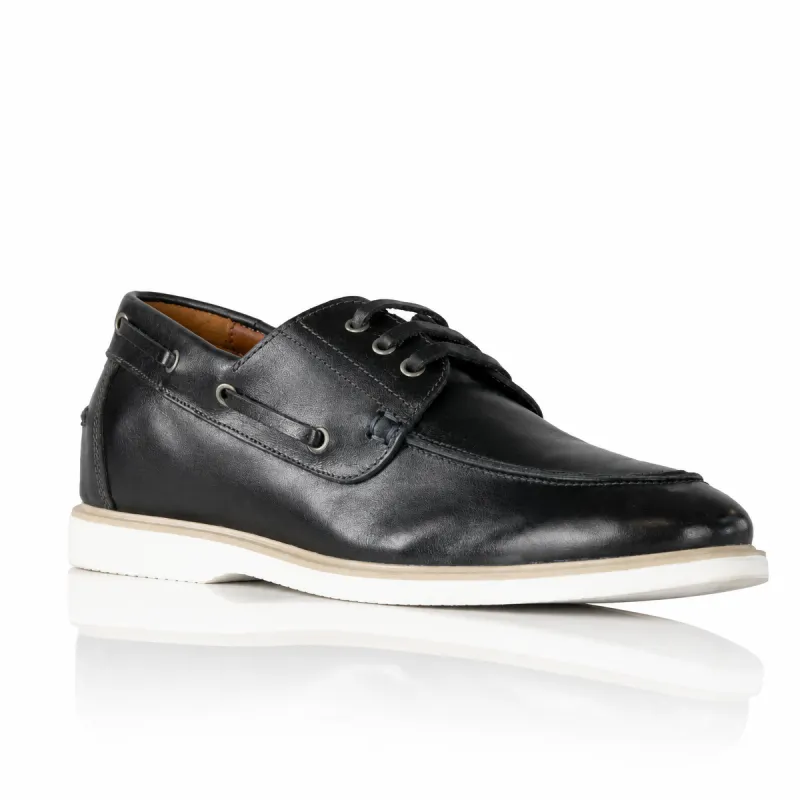Boat Shoes Dark Navy Manarola +5 cm