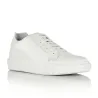 Men’s wedge-heel sneaker | White +2.4" | Mario Bertulli