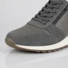 Men’s elevator sneakers | Imperia gray +3.0'' | Mario Bertulli