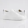 Linosa White Elevator Sneakers | +6 cm Made in Italy