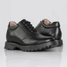 Men's wedge Derby shoe | Black +9 CM | Mario Bertulli