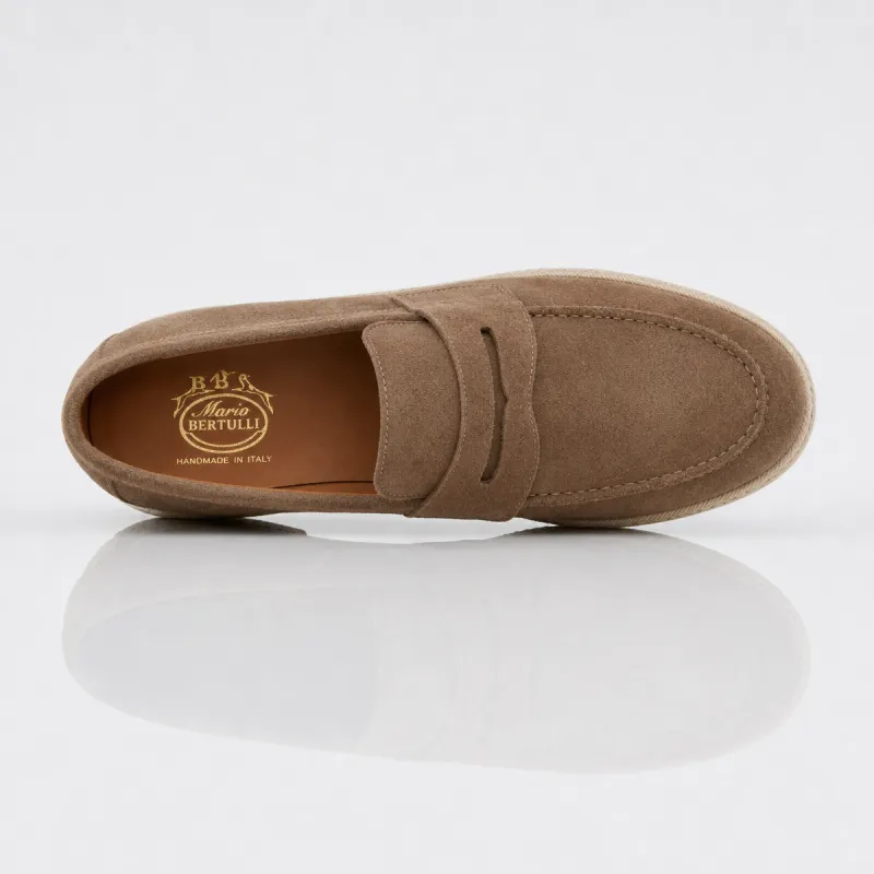 Avola brown height-boosting loafers +6 cm