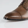 Men’s wedge Derby shoe | Dark brown +6 CM | Mario Bertulli