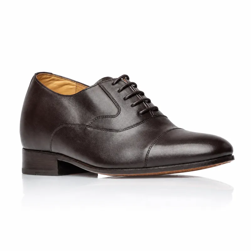 Men's compensated Richelieu | Brown +6 CM | Mario Bertulli