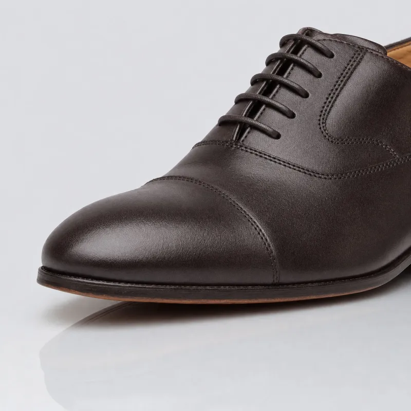Men's compensated Richelieu | Brown +6 CM | Mario Bertulli